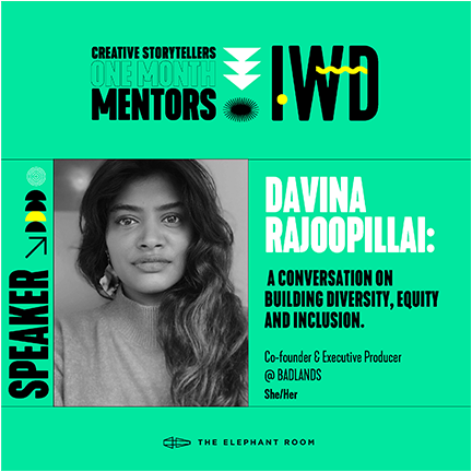 OMM IWD speakers Davina Rajoopillai
